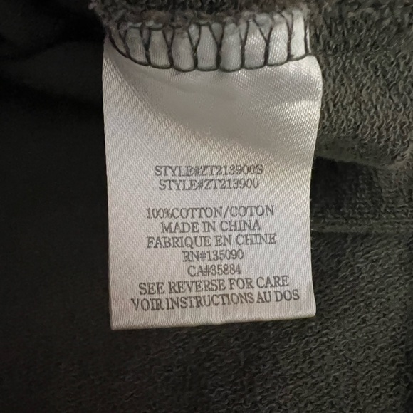 Z Supply Women Olive Green Distressed Lounge Set M Joggers + M Sweatshirt - Picture 12 of 15